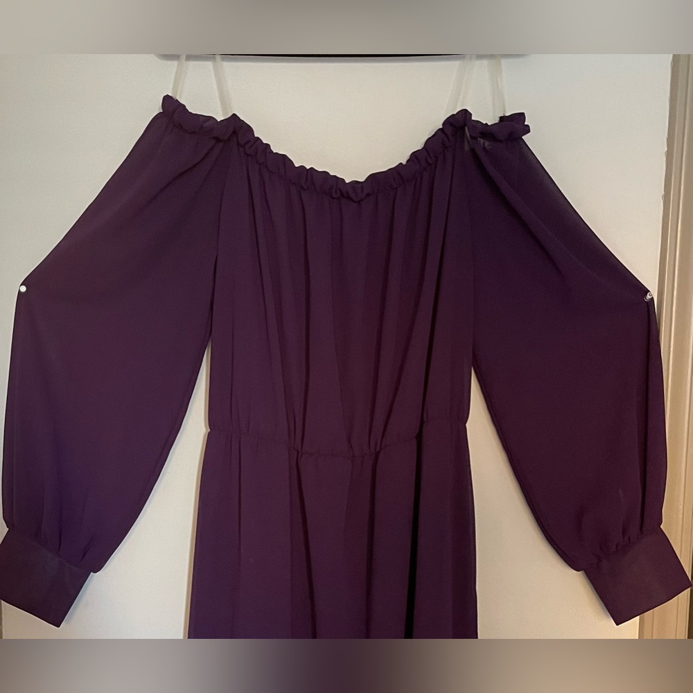 Purple Hi-Lo Dress